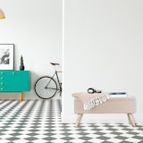 thumbnail of Relaxdays Sitzbank mit Stauraum, gepolstert, Holzbeine, Truhenbank Stoffbezug, HxBxT: 39,5 x 79,5 x 39,5 cm, beige