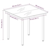 thumbnail of vidaXL 5-tlg. Garten-Essgruppe mit Kissen Grau Poly Rattan