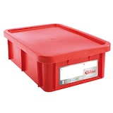 thumbnail of GILAC Bac renforcé HACCP 600 x 400 + couvercle - 25 L - Rouge G119709