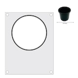 thumbnail of Matrijs voor sealmachine HENDI, voor een ronde container (ø165 mm)