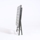 thumbnail of Mesa para exterior plegable cuadrada, Aluminio color antracita, Tamaño: 70x70x71 cm