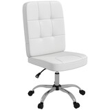 thumbnail of Vinsetto silla de oficina sin brazos silla de escritorio giratorio de piel sintética con altura ajustable estilo moderno carga 120 kg 45x59x90-100 cm