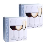 thumbnail of WellHome - Set mit 36 ​​Wein- und Champagnergläsern