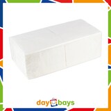 thumbnail of DayBays 40000 Stk. Servietten Premium 40x40 cm Zellstoff 2-lagig 1/8 Falz Weiß