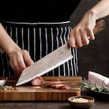 thumbnail of Zayiko Limited Edition Kupfer Damast Chefmesser 21 cm Klinge mit Ahornholzgriff