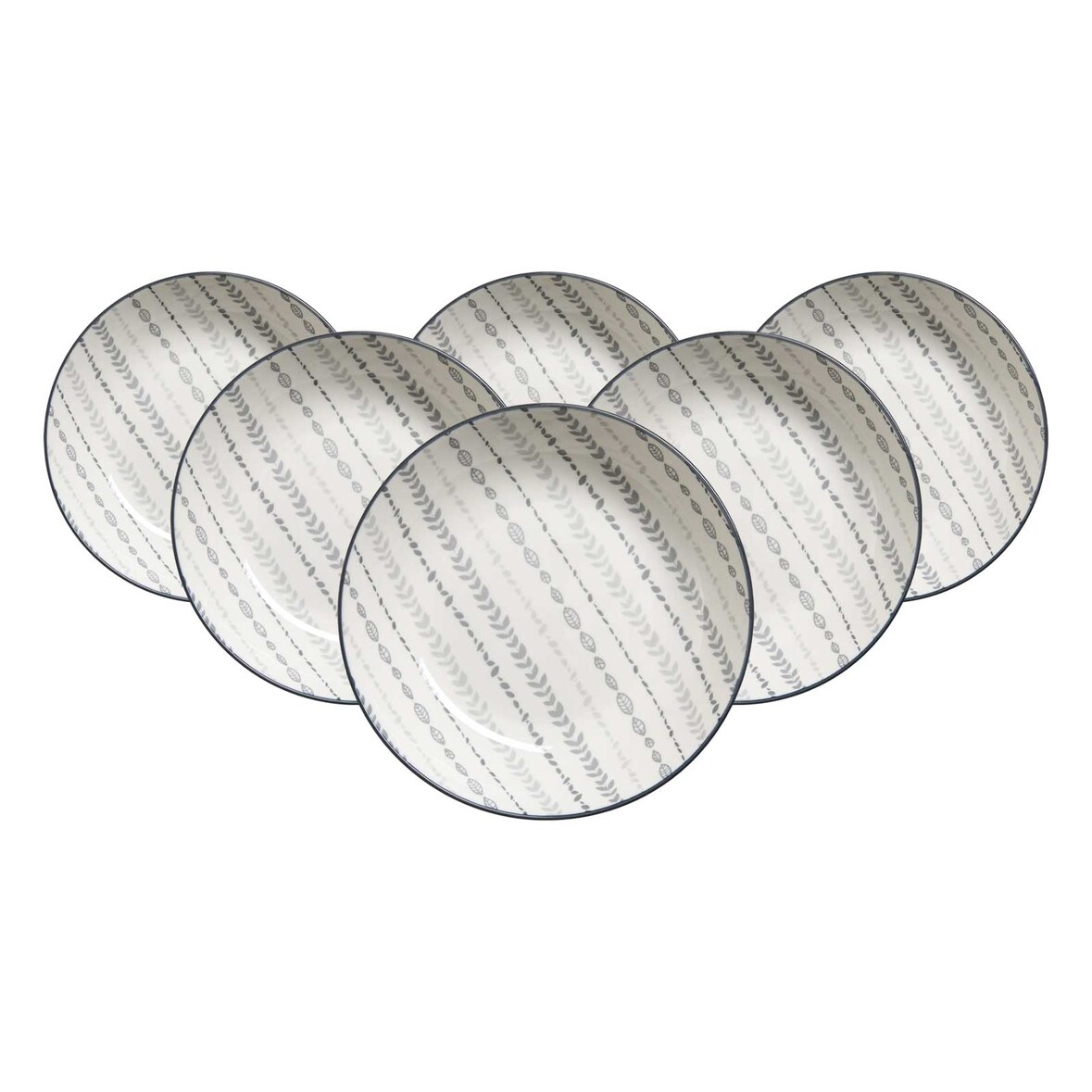 Ritzenhoff & Breker Sendai Suppenteller ø 20 cm 6er Set Ranke