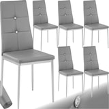thumbnail of tectake Sillas de comedor Julien - Juego de 6 gris