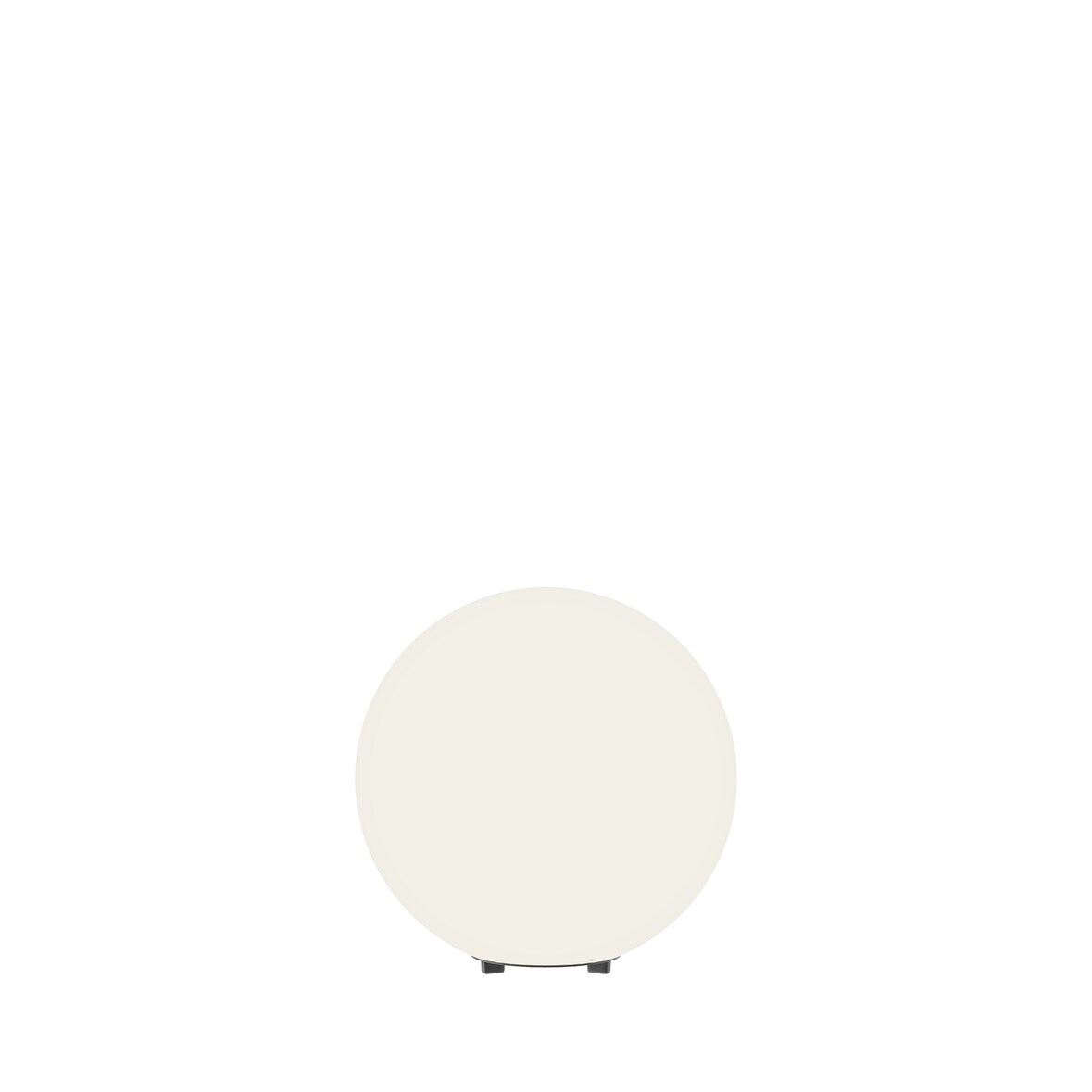 Moderne Outdoor Globe Stehleuchte 1 Licht Kunststoff Weiß Minimalistisch Kugel Rund für 1 x E27 30W nicht inkl.