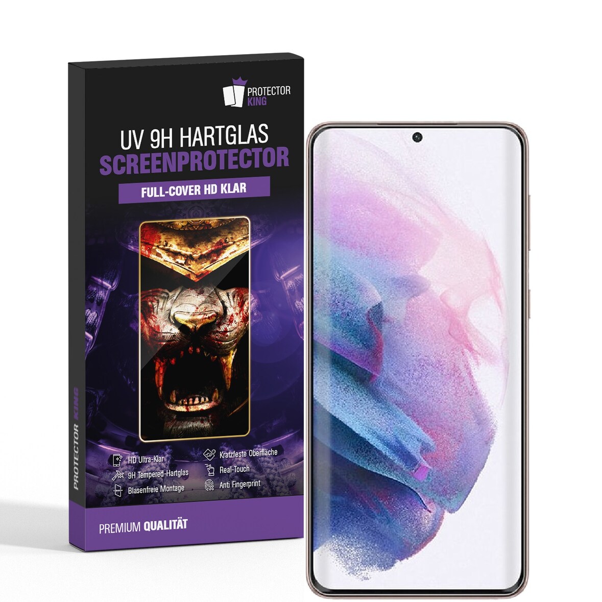 1x 9H Panzerglas für Samsung Galaxy S26 Ultra Full-Screen Protector HD klar UV-Kleber Tempered Hartglas Displayschutz Schutzglas