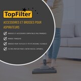 thumbnail of TopFilter Staubsaugerbürste mit Rädern