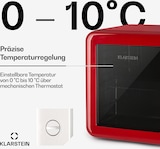thumbnail of PopLife Getränkekühler Kühlschrank 0-10°C Retro-Design Rot
