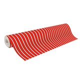 thumbnail of Clairefontaine Geschenkpapier 80g, Tiny Rolls, 50x0,35m, rot-weiße Streifen - Rot 223918C