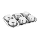 thumbnail of Plaque de 6 moules à muffins profonds Vogue