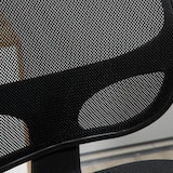 thumbnail of Vinsetto Sedia da Ufficio ad Altezza Regolabile con Braccioli, Ruote Girevoli e Seduta Imbottita in Gommapiuma, 60x56x110-132cm, Nera