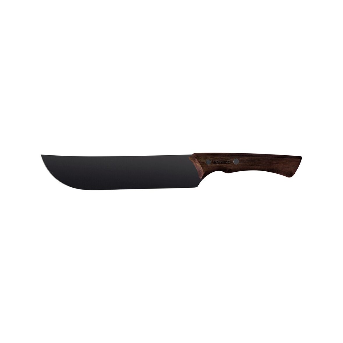 Tramontina CHURRASCO BLACK Fleischmesser 19 cm, Edelstahl,  FSC-zertifizierter Holzgriff