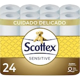 thumbnail of Scottex Papel Higiénico Sensitive 24 Rolos - 3 Ply - Cuidados delicados com um toque de leite de amêndoa