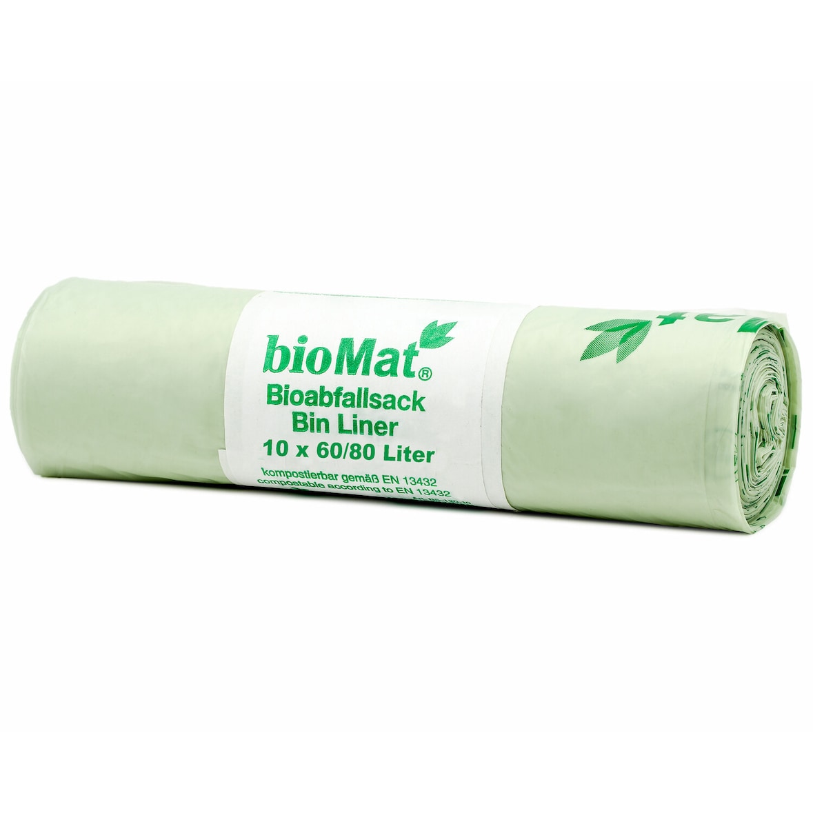 10x BIOMAT kompostierbare Bioabfallbeutel  80L 81x110cm