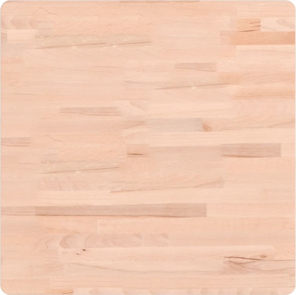 vidaXL Tischplatte 60x60x4 cm Quadratisch Massivholz Buche