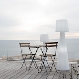 thumbnail of Lumisky Lampadaire d'extérieur filaire LADY E27 H110cm Polyéthylène Blanc