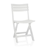 thumbnail of Gartenstuhl / Klappstuhl TRAVANO Kunststoff weiß hjh LIVING