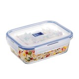 thumbnail of Luminarc Pure Box Active Recipiente Rectangular Hermético Vidrio 19x13cm - 122cl Bicolor