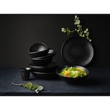 thumbnail of FHC - 12Pcs - Black Phoenix assiette creuse noire ré-employable - Ø 22,7cm, 950ml