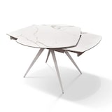 thumbnail of Milani Home tavolo in metallo e ceramica 90 x 180 x 75 cm bianco