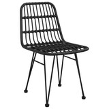 thumbnail of vidaXL 7-tlg. Garten-Essgruppe Schwarz Poly Rattan