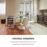 thumbnail of Klarstein Vinamour 48 Uno Weinkühlschrank 128l 48Fl 3 Einschübe 4-18°C Schwarz