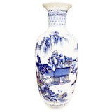 thumbnail of Grande Vase Porcelaine Chinoise Style de la Dynastie Ming 1 Pièce