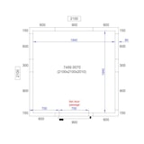 thumbnail of Câmara de frio profissional, altura 2010 mm