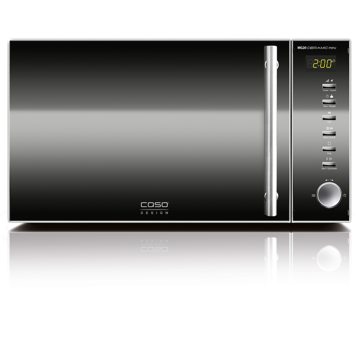 CASO MG 20 Ceramic menu - Design Mikrowelle mit Grillfunktion