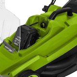 thumbnail of Cortacésped inalámbrico de 20 V + batería de litio de 4 Ah, ancho de corte de 320 mm, contenedor de 30 L + cargador VITO de 20 V