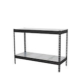 thumbnail of SimonRack Industrieregal, 900x1500x450 mm, 600 kg am Biegepunkt, 2 Metallböden, Garagenregal, Anthrazit/Verzinkt- Simonforte