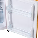 thumbnail of Merax Retro Mini Kühlschrank mit Gefrierfach, 60L, 2 Türen, 88,8 cm, kompakt für Single, Büro & Hotel Minibar, 102 kWh/Jahr, Gelb