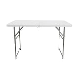 thumbnail of Wellhome - Höhenverstellbarer Klapptisch mit Griff 122x60x50-74 cm