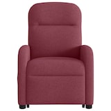 thumbnail of vidaXL Elektrischer Massagesessel mit Aufstehhilfe Weinrot Stoff