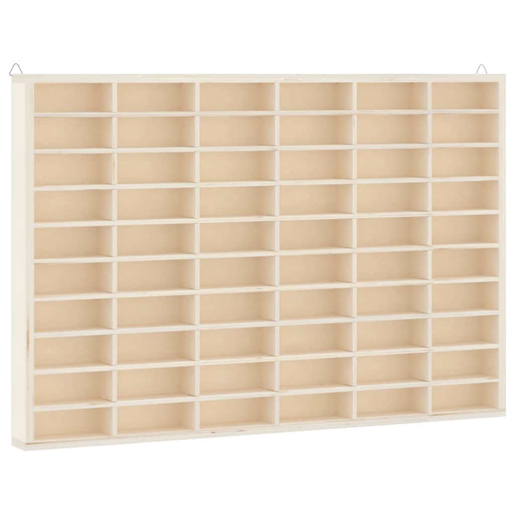 vidaXL Houten verzamelvitrine met 60 vakken 60x4,5x40,5 cm