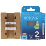 thumbnail of Panasonic eneloop  piles ready-to-use ni-mh, aaa/micro, 2 pièces,