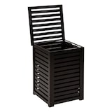 thumbnail of FIVE - Cesto portabiancheria in legno da 65 litri in nero