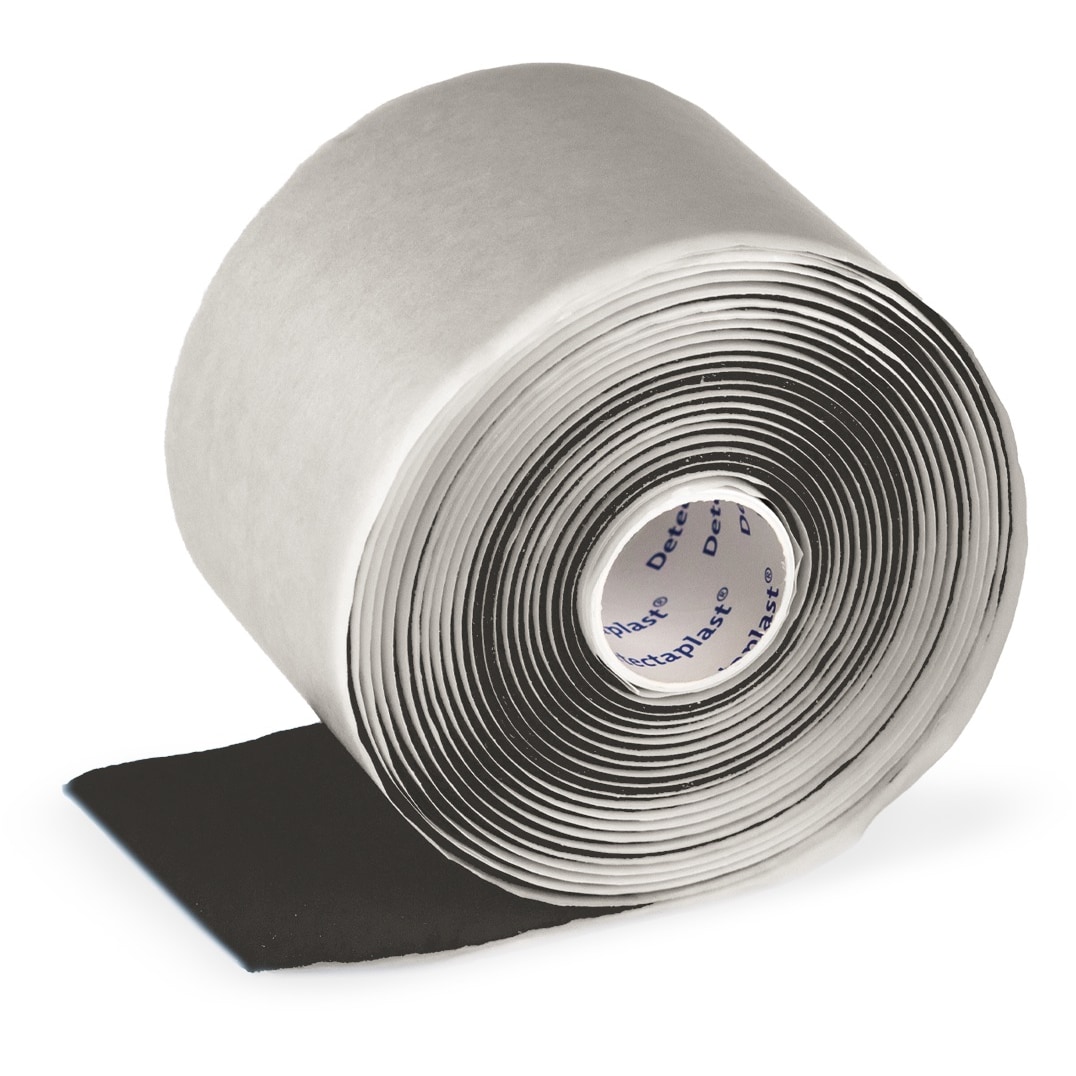Detectaplast Heavy Duty Schwarzer seblsthaftender Schaumstoffverband 6 cm x 5m