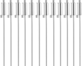 thumbnail of GARDEBRUK® Gartenfackel Öl 12er Set 330ml Edelstahl Rostfrei 115cm Hoch Fackeln Ölfackeln Garten Draußen