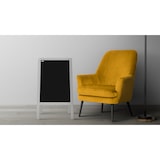 thumbnail of ALLboards Chevalet Stop Trottoir avec Cadre en Bois Laqué Gris 118x61cm, Chevalet Publicitaire