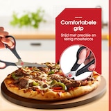 thumbnail of HGMD Pizzaschaar - Pizzasnijder - Pizzames - Pizzaknipper - 2 in 1 Pizzaschep