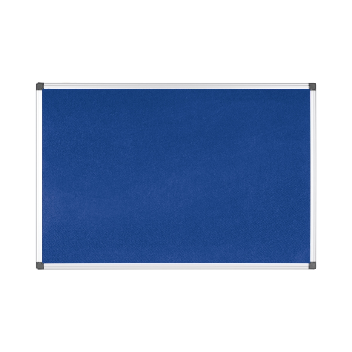 Bi-Office Maya Blauw Viltbord Met Aluminium Omlijsting, 200x120 cm