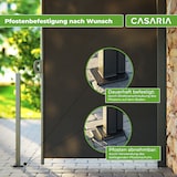 thumbnail of CASARIA Seitenmarkise Nosara 180x300cm anthrazit