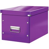 thumbnail of Archivbox Click & Store Cube L Hartpappe violett Packung mit 6 Stück