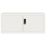 thumbnail of vidaXL Aktenschrank Weiß 90x40x40 cm Stahl