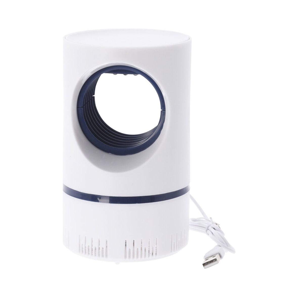 WellHome - Lâmpada mata-mosquitos com ventilador e cabo USB, tamanho Ø9,6x16,4cm