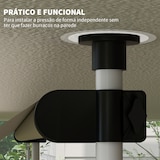 thumbnail of Toldo manual retráctil 300x150x170-280 cm toldo para balcón con altura ajustable manivela y protección solar para terraza jardín beige